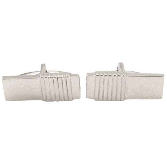 Georg Jensen Square cuffs ＃80 Sterling Silver Square Women - Picture 1 of 7